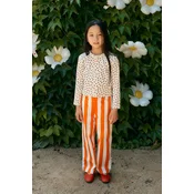 Tinycottons Otroška dolga majica TINY ROSES RIB KIDS JACKET