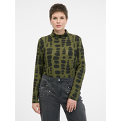 Green womens long-sleeved T-shirt ORSAY - Womens