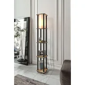Opviq Podna lampa Estantes Square, 150 cm, Krem