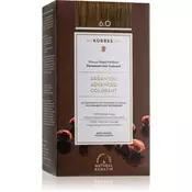 Korres Argan Oil permanentna barva za lase z arganovim oljem odtenek 6.0 Dark Blonde