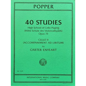 POPPER:40 STUDIES OP.73 CELLO II ACC. AD LIBITUM