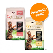2 x 400 g Applaws začetni paket za mačke - piščanec & piščanec z lososom