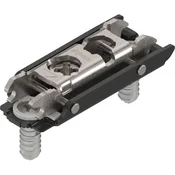 Montažna ploščica BLUM CLIP,ravna, jeklo ONYX, EXPANDO, ekscenter, distanca 0 mm