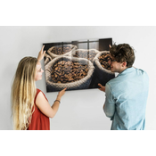 tulup.si Stenska magnetna tabla Vrečke za kavo 100x70 cm