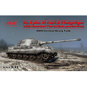 Pz.Kpfw.VI Ausf.B Konigstiger s Henschel Kupolo