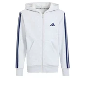 Adidas J 3S FL FZ HD, djecija jakna, siva KRG93