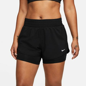 Nike Nike Dri-FIT One Mid-Rise 2-in-1 Womens Shorts, Black, (20485597-c539482)