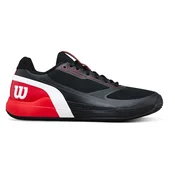 Moški škornji za padel Wilson Rush PRO 5 Padel Black/Red EUR 43 1/3