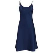 Serena Silueta Obleka Below the knee satin slip dress Grace mornarska