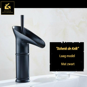 Kranig Kraanwerk Dizajnerska kopalniška pipa | Topla + hladna voda | Nalijte kelih | Visok + nizek model, (21670353)