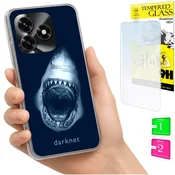 shumee Ovitek za Honor X5C Plus/X5C 4G FOTO ovitek + 9H STEKLO