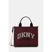 DKNY crossbody torbica ženska iz imitacije semiša