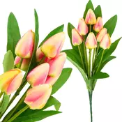 shumee CV26813-4 tulipan velik šopek tulipanov 9 umetnih rož tulipani v šopku roza