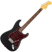 Fender MIJ Limited Stratocaster RW Black Elektricna gitara (Samo otvarano)