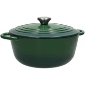 BRANDANI kozica Cocotte 26x18cm, 4L, indukcija, zelena, ghiza