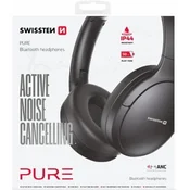 SWISSTEN SLUŠALKE BLUETOOTH ANC ČISTE ČRNE BARVE