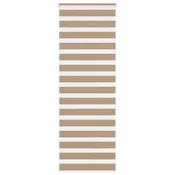 Zebra zavjesa Pješcano smeda 80x200 cm Širina tkanine 75,9 cm Poliester