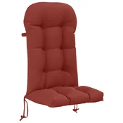 Vidaxl Blazina za stol Adirondack PUTTEN 100% poliester Rdeča
