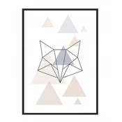 shumee PLAKAT ZA SLIKE V OKVIRJU 43x33 cm Fox P1188