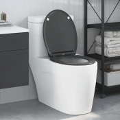 WC daska Antracit 47 x 37,5 x 3,8 cm Duroplast