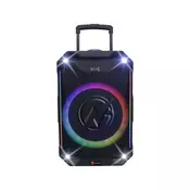 N-Gear karaoke The Flash 1240, 500W, BT, discoLED, 1*bežicni, daljinski, kolica