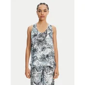 Just Cavalli Top 78PAH640 Modra Regular Fit