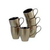 Creatable Set Skodelic Golden Days Black, 6-Delni