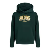 Jack & Jones Junior Majica JJAERO limona/jelka/bela