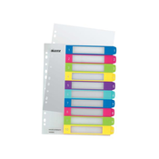 Leitz Wow registar za ispis, 1-10, PP, ekstra širok
