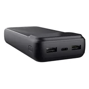 Eksterna baterija TRUST AVALA 20.000 PD Powerbank/LCD/crna (25883)