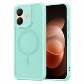Hibridni ovitek HaloFrost II MagSafe za Xiaomi Redmi Note 17 Pro 5G - mint green