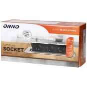 Orno Produžni kabel sa 3 x Schuko uticnice, ugradbena - OR-AE-1337(GS)/GR
