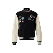 DIESEL Prehodna jakna L-ARRY-PATCH svetlo bež/modra/rdeča/črna