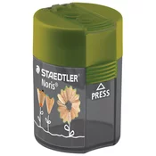 ŠILJILO METALNO S PVC KUTIJOM 2RUPE FLOWERS STAEDTLER 512 004 ZELENO/SIVO