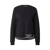 Karl Lagerfeld Majica  črna / biserno bela