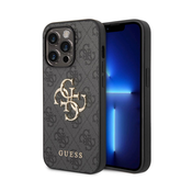 Guess 4G Metal Logo ovitek za iPhone 15 Pro, Gray