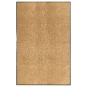Vidaxl Pralni predpražnik krem 120x180 cm