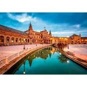 Ravensburger - Puzzle Plaza de Espana, Sevilla - 1 000 kosov