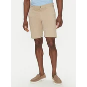 Hechter Paris Kratke hlače iz tkanine 26664 151365 Bež Regular Fit
