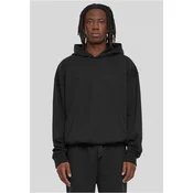Mens Light Terry Hoody Sweatshirt - Black