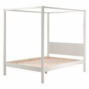 Bela otroška postelja 140x200 cm PINO CANOPY – Vipack