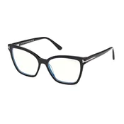 Tom Ford Ženski okvir za dioptrijske naocare Blue block 0FT5641-B 553, Crni