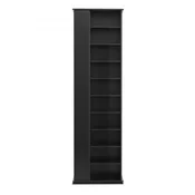 VEVOR Omara za shranjevanje medijev 475x475x1636 mm Črna