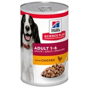 Hills Science Plan Adult - Piščanec (6x370 g)