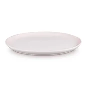 Jedilni krožnik COUPE 27 cm, SHELL PINK, kamnita posoda, Le Creuset
