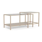 Sive jeklene mizice v kompletu 2 ks 50x90 cm Seaford – Actona