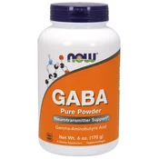 NOW Foods GABA (gama-aminomaslena kislina) čisti prah, 170 g