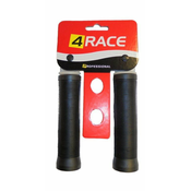 4Race Ročaji gumijasti mehki zaprti črni