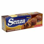 KEKSI BREZ GLUTENA, S ČOKOLADNIM POLNILOM, SENZA, 150 G