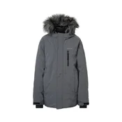 HOLLISTER Zimska jakna temno siva